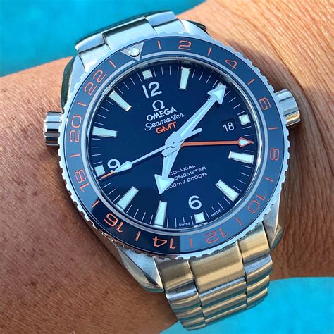 omega planet ocean gmt 600m wrist watch|omega planet ocean 600m.